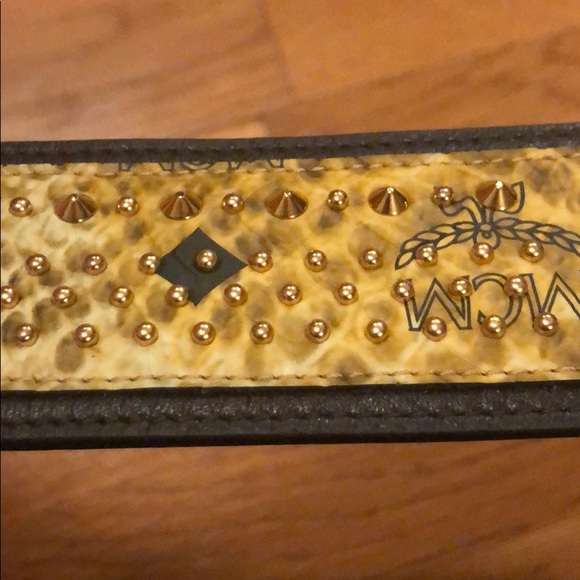 MCM Stud Bracelet Yellow + Black - unused - Picture 5 of 8
